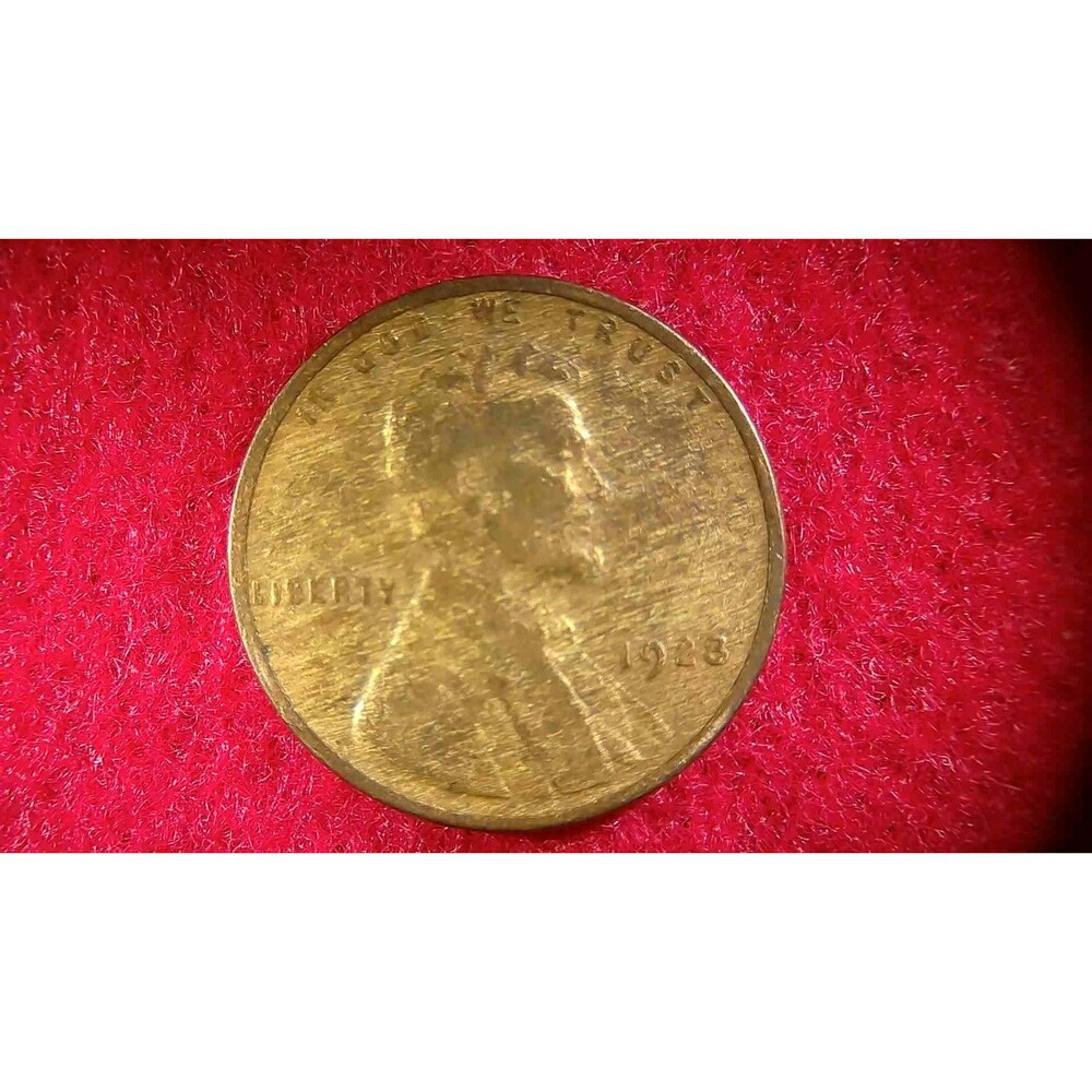 1928 Lincoln Wheat Cent XF woody Lot 77